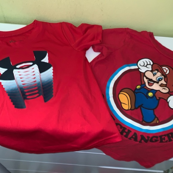 Old Navy Other - 1 under armour and 1 old navy 5t tee shirts